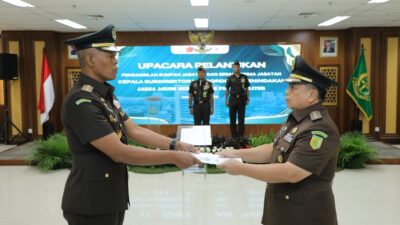 Letkol Cpm Hairul Arifin Resmi Jabat Kasubdit Koordinasi Penindakan JAM-Pidmil