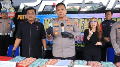 Polres Metro Bekasi Kota Bongkar Jaringan Narkoba Lintas Daerah