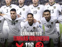 Timnas Indonesia Kalah Telak 0-6 dari Jepang, Peringkat FIFA Turun ke Posisi 118