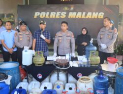 Rumah di Malang Jadi Pabrik Arak Trobas Ilegal