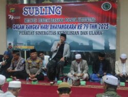 Shubuh Keliling, Polsek Jatiuwung Perkuat Sinergi Ulama dan Polisi