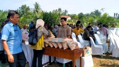 PalmCo Salurkan 22 Ton Benih Padi untuk Petani Sumut