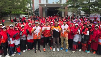 Sumut BERSINAR: PKS Gelar Senam Massal Peringati HANI 2025 di PRSU Medan