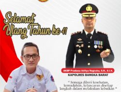 Ultah Kapolres, Ucapan Mengalir dari Tokoh Pers