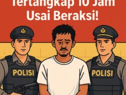 Rampok Bersenpi Tertangkap 10 Jam Usai Beraksi!
