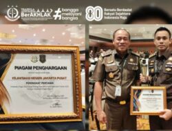 Kejari Jakarta Pusat Juara 1 Nasional Pemulihan Aset 2025