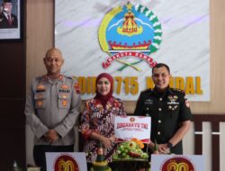 Kapolres Kendal Beri Kejutan HUT ke-80 TNI