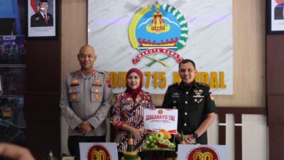 Kapolres Kendal Beri Kejutan HUT ke-80 TNI