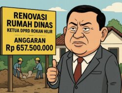 Rumdis Ketua DPRD Rohil Rp 657 Juta Dikecam Publik