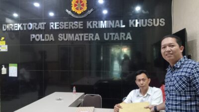 Bernad Laporkan Dugaan KKN BUD dan Dankel ke Polda Sumut