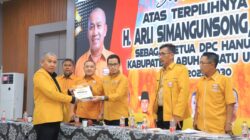 Tanpa Lawan, Arli Simangunsong Resmi Ketua Hanura Labura