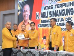 Tanpa Lawan, Arli Simangunsong Resmi Ketua Hanura Labura