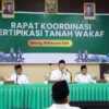Kantah Tangsel Targetkan 100 Sertipikat Wakaf 2026