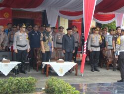 Polres OKU Timur Gelar Apel Operasi Ketupat Musi 2026