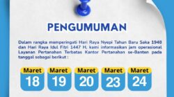 Libur Nyepi–Lebaran, Kantor Pertanahan di Banten Tetap Buka