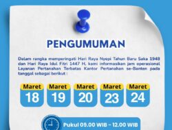 Libur Nyepi–Lebaran, Kantor Pertanahan di Banten Tetap Buka