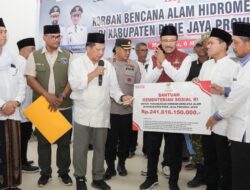 Bansos Pascabencana Tepat Sasaran