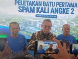 Groundbreaking SPAM Kali Angke 2, Tangsel Kejar Kemandirian Air Bersih