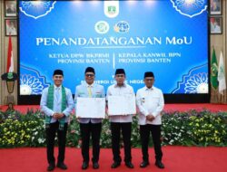 BPN Banten Gandeng BKPRMI Percepat Sertifikasi Tanah Wakaf di Serang