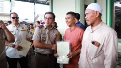 Sertipikat PTSL Diantar Langsung ke Rumah Warga