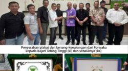 FORWAKA Tebingtinggi Audiensi dengan Kejari, Perkuat Sinergi Pers dan Keterbukaan Informasi Hukum