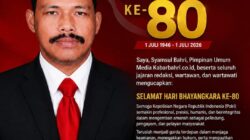 Syamsul Bahri: Hari Bhayangkara ke-80 Jadi Momentum Memperkuat Profesionalisme Polri