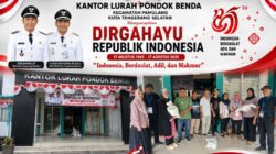 3.148 Keluarga Pondok Benda Terima Bantuan Beras PKH