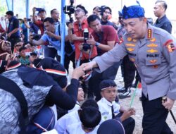 Kapolri Resmikan Jembatan Merah Putih Presisi di Lebak