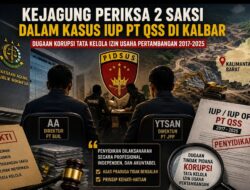 Kejagung Periksa 2 Saksi dalam Kasus IUP PT QSS di Kalbar