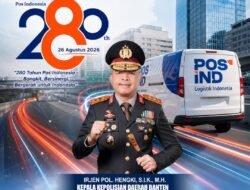 HUT ke-280 Pos Indonesia, Kapolda Banten Dorong Sinergi dan Inovasi