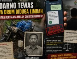 Sudarno Tewas Bawa Drum Diduga Limbah, Ada Apa di Balik Permintaan Take Down?