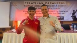 Putra Ketum PWDPI Ikuti Pelatihan Paralegal ABR di Lampung