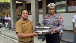 Satlantas Polres Cilegon Tertibkan Knalpot Tak Sesuai Spek di SMKN 1