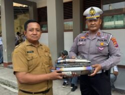 Satlantas Polres Cilegon Tertibkan Knalpot Tak Sesuai Spek di SMKN 1