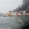 KMP Batu Mandi Terbakar di Perairan Merak